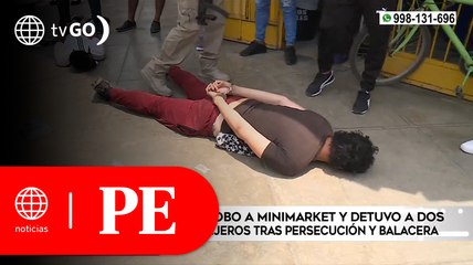 Policía frustró asalto a minimarket y detuvo a dos extranjeros | Primera Edición
