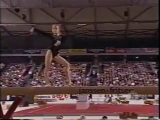Ludmila Ezhova - BB EF - 2001 World Gymnastics Championships
