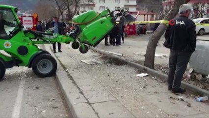 Nallıhan'da tüp patladı 4 kişi yaralandı