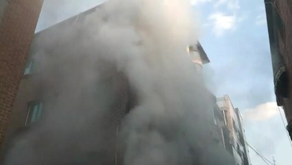 강남 빌라 반지하에서 불...20대 남녀 중태 / YTN