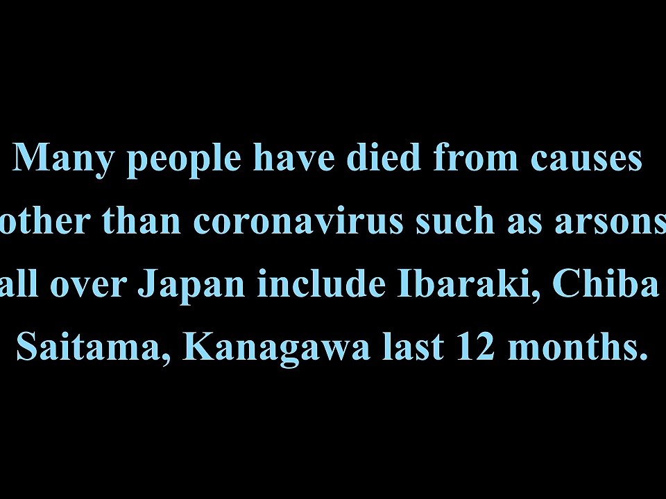Please share this with others thanks Feeling very nervous Many problems in addition to coronavirus many times in Japan