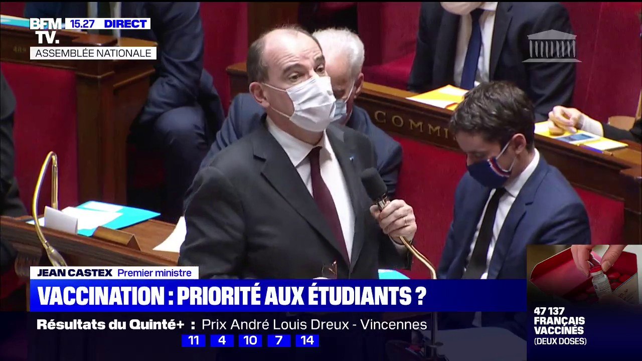Jean Castex: "Nous devons accorder un soin particulier aux étudiantes et étudiants que le confinement a placé dans des conditions difficiles"