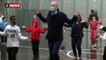 Le ministre de l’Education nationale Jean-Michel Blanquer fait du sport avec des élèves dans une école et amuse les internautes sur les réseaux sociaux - VIDEO