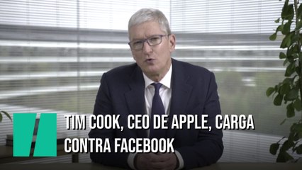 Tim Cook carga contra Facebook: "No se puede seguir haciendo la vista gorda"