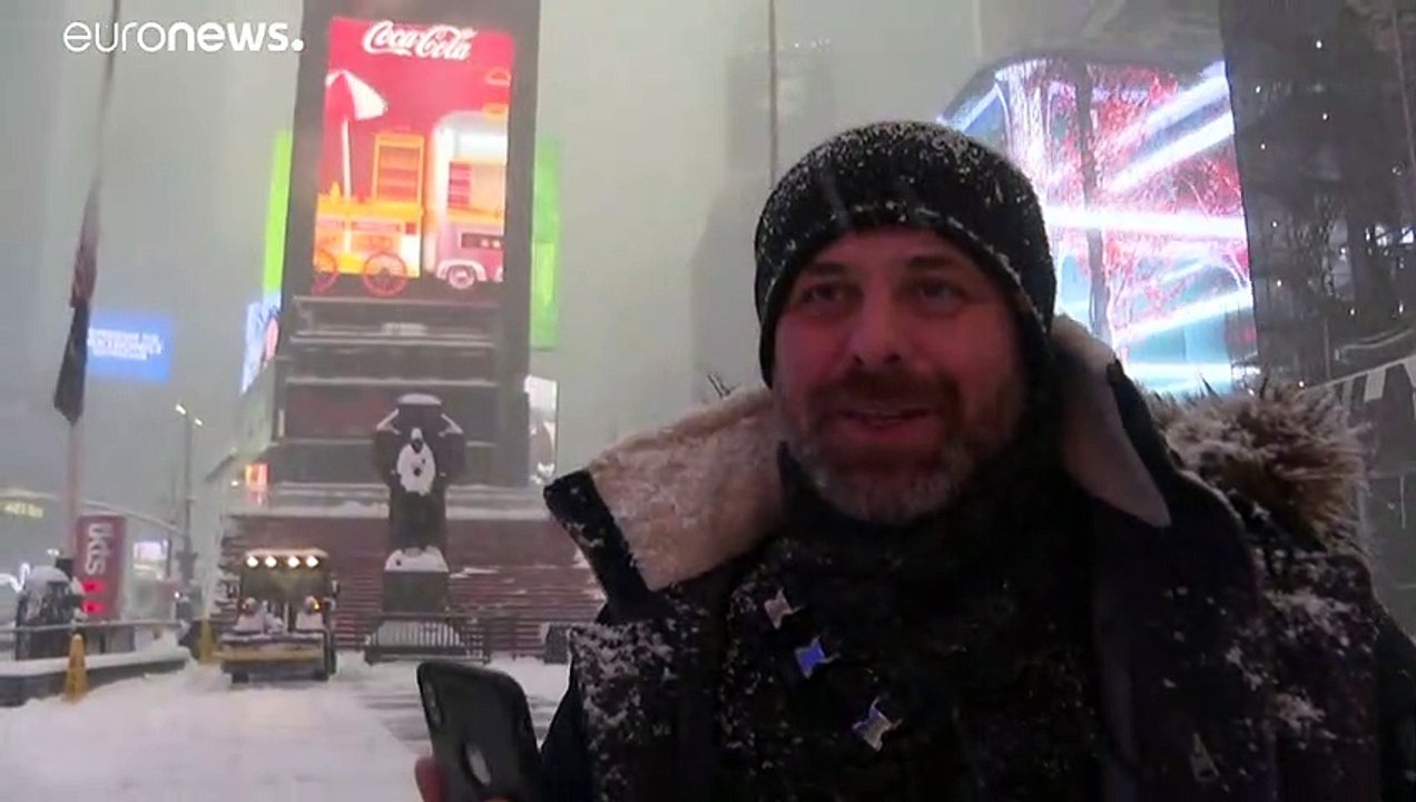 Big Apple hat Alpenflair: 'I ❤ NY' im Schnee