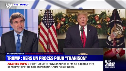 Donald Trump accusé par les procureurs démocrates de "trahison"