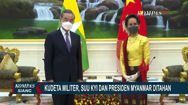 Terjadi Kudeta Militer, Presiden Myanmar Win Myint dan Aung San Suu Kyi Ditahan