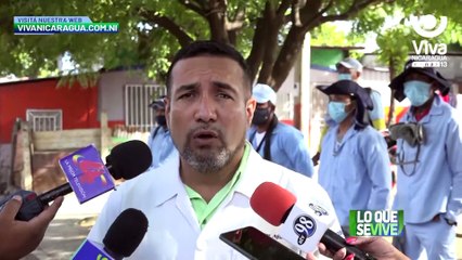 Fumigan contra el mosquito en el Barrio B15 de Managua