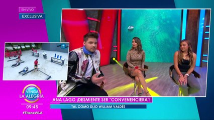 Ana Lago nos visitó para hablar sobre Exatlón, ¡y así se calentaron los ánimos! | Venga La Alegría