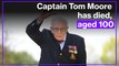 Captain Sir Tom Moore dies, aged 100