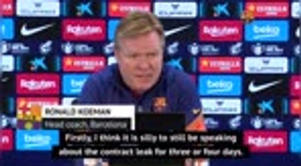 Koeman tired by 'silly' Messi discussions