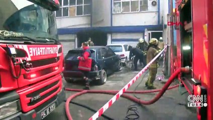 Sanayi sitesinde yangın