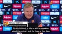 Koeman tired by 'silly' Messi discussions