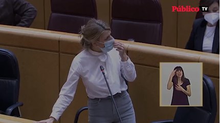 Télécharger la video: Yolanda Díaz defiende su gestión frente al PP