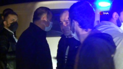 Seyir halindeki otomobil alev alev yandı, yanan aracını gözyaşları içerisinde izledi