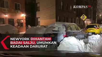 Badai Salju Hantam Kota New York, Gubernur Nyatakan Keadaan Darurat