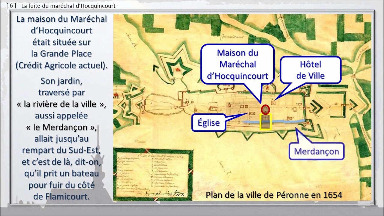 124 - PERONNE, BALADE DANS LE TEMPS,  -- Au temps de Louis XIV dans notre cité.