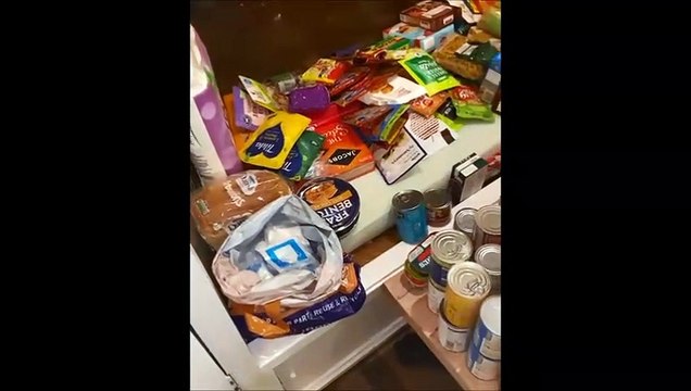 Donations to Bee Sweet in Worthing for the food bank it has set up