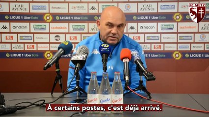 Metz - Montpellier, la conférence d'avant-match
