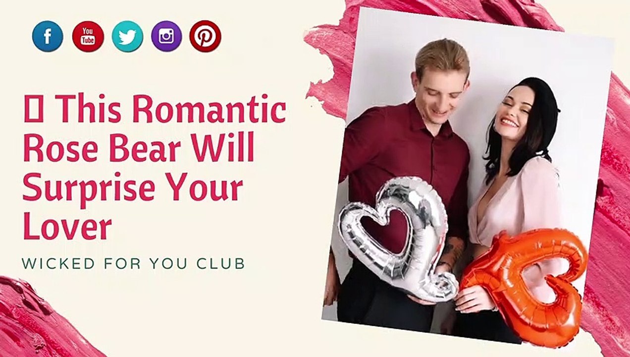 Rose Bear is Probably The Most Romantic Gift Of 2021- Valentine Day Special