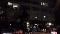 Kadıköy halkı balkonlarda; Boğaziçililere 'tencere tava' desteği