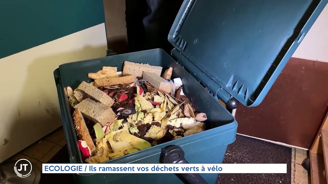 ÉCOLOGIE / Ils ramassent vos déchets verts à vélo