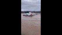 En Occitanie, 21 bateaux sont emportés par le courant lié à la crue du Lot