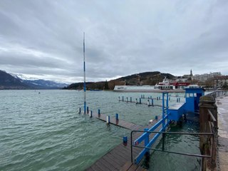 Le niveau du lac d'Annecy est monté de 20 cm