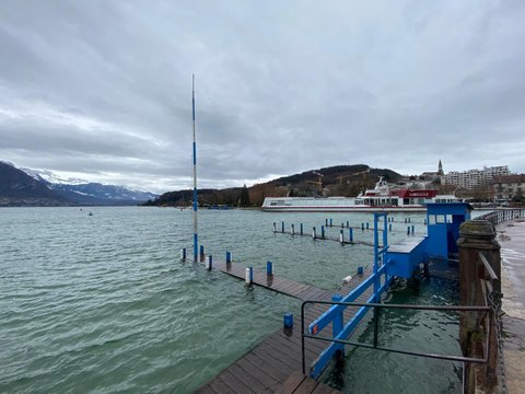 Le niveau du lac d'Annecy est monté de 20 cm