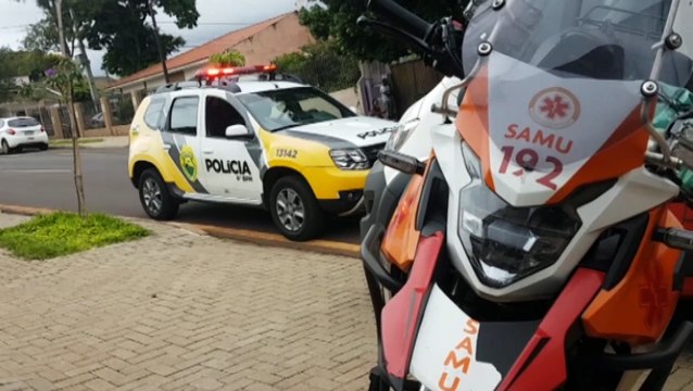 Homem em surto mobiliza socorristas durante tentativa de suicídio