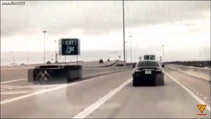 Accident caught on dashcam in Dallas TX