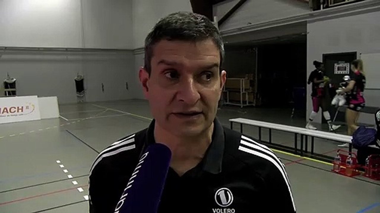 Lorenzo Micelli coach du Cannet après l'élimination à Istres en coupe de France