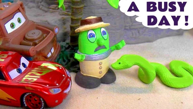 Explorer Funling from Funny Funlings Daily Routine with Disney Cars Lightning McQueen and Marvel Avengers Ultron in this Family Friendly Fun Full Episode English Toy Story Video for Kids from Toy Trains 4U