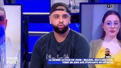 Brahim, restaurateur, donne de la nourriture gratuitement pour les étudiants en détresse