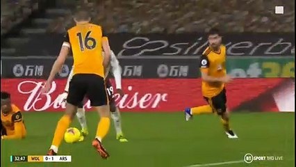 Wolverhampton vs Arsenal 2-1 All Goals & RED CARD 02/02/2021