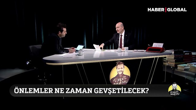 Candaş Tolga Işık'ın sunduğu Az Önce Konuştum programının konuğu İçişleri Bakanı Süleyman Soylu