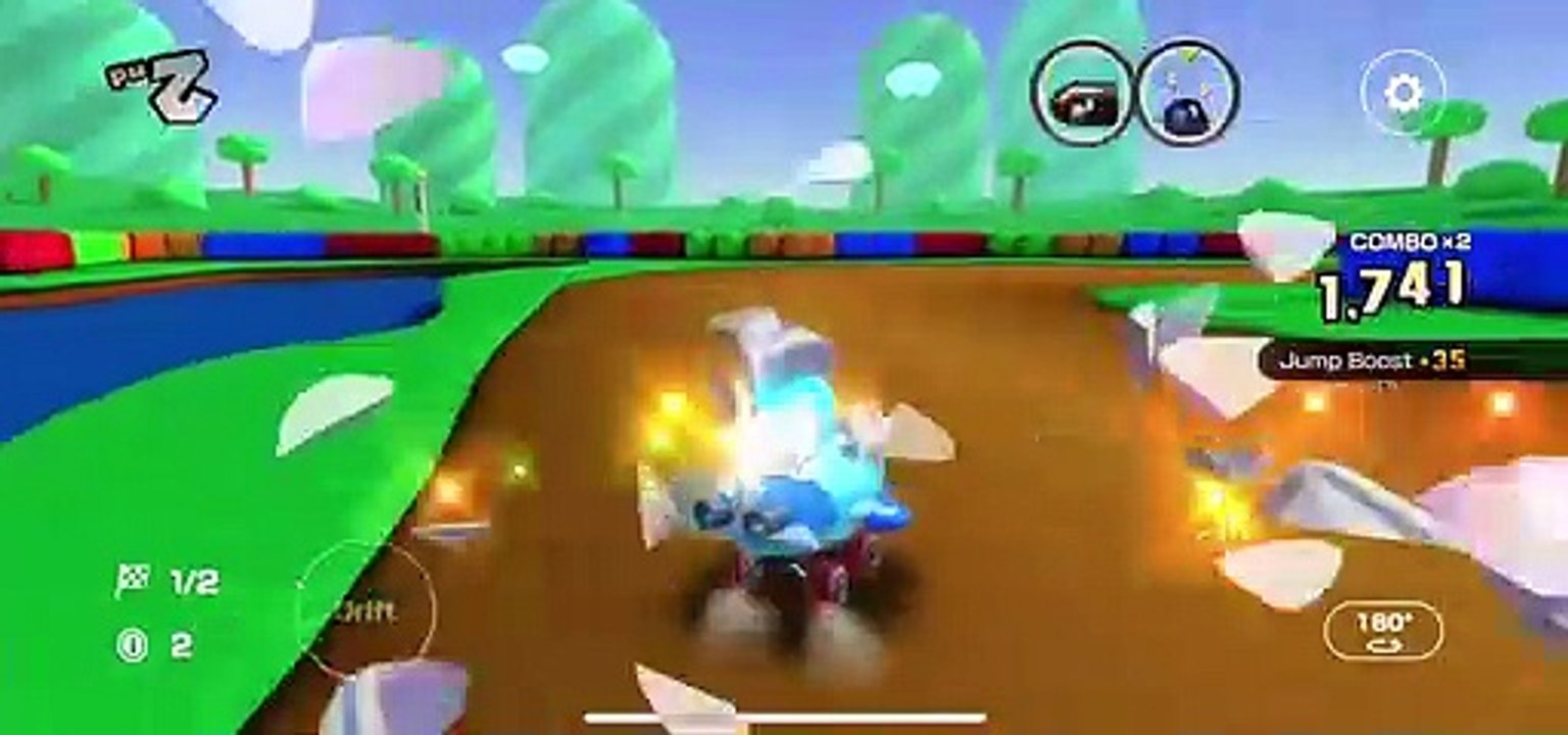 Mario Kart Tour - SNES Donut Plains 2 Gameplay (Cat Tour)