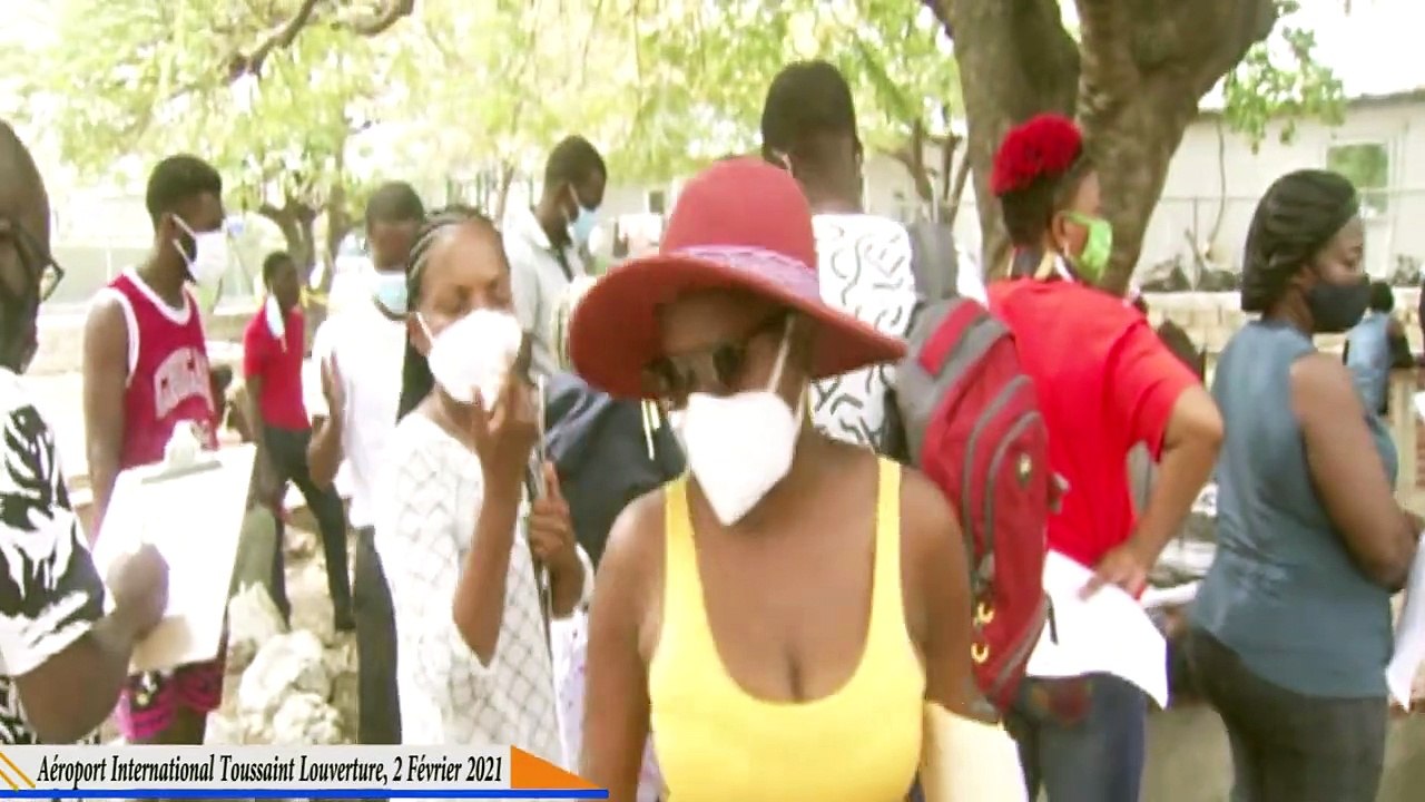 Aéroport international Toussaint Louverture /  Sitwayen kap tès Covid 19 avan yo vwayaje