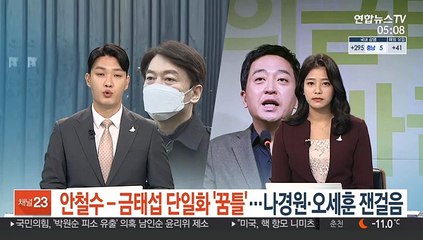 안철수-금태섭 단일화 '꿈틀'…나경원·오세훈 잰걸음