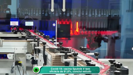 Covid-19- vacina Sputnik V tem eficácia de 91,6%, conclui estudo