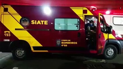 Homem fica ferido ao sofrer queda de moto no Contorno Oeste, na BR-467