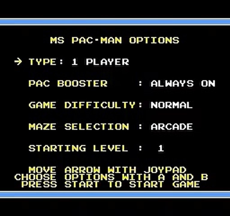 Ms. Pac-Man (NES, TENGEN) - Arcade