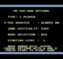Ms. Pac-Man (NES, TENGEN) - Big