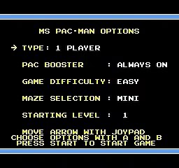Ms. Pac-Man (NES, TENGEN) - Mini