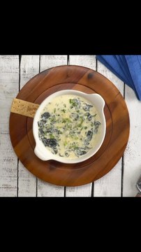 Espinacas a la Crema con Parmesano