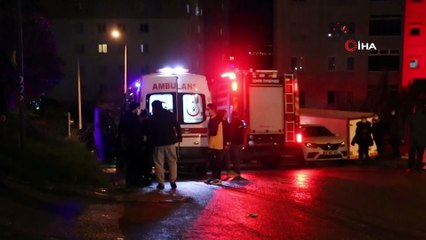 10 katlı binada yangın paniği: Çok sayıda kişi dumandan etkilendi