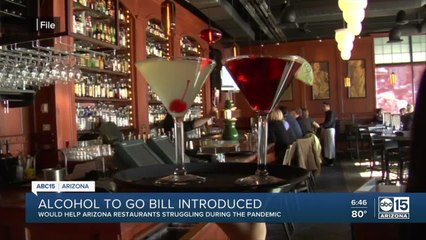 Alcohol to go bill introduced in Arizona