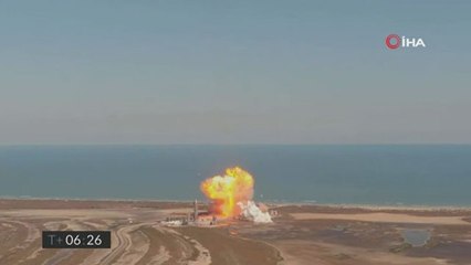SpaceX’in uzay aracı iniş sırasında patladı