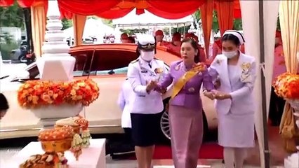 สมเด็จเจ้าฟ้าฯ กรมพระศรีสวางควัฒนฯ เสด็จแทนพระองค์ถวายผ้าพระกฐิน ณ วัดราชาธิวาสวิหาร