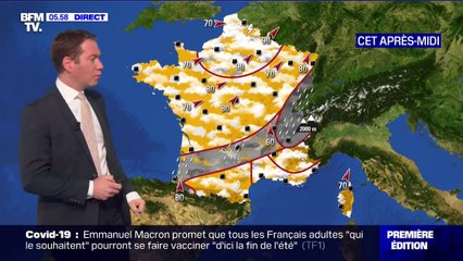 Un temps encore perturbé prévu ce mercredi